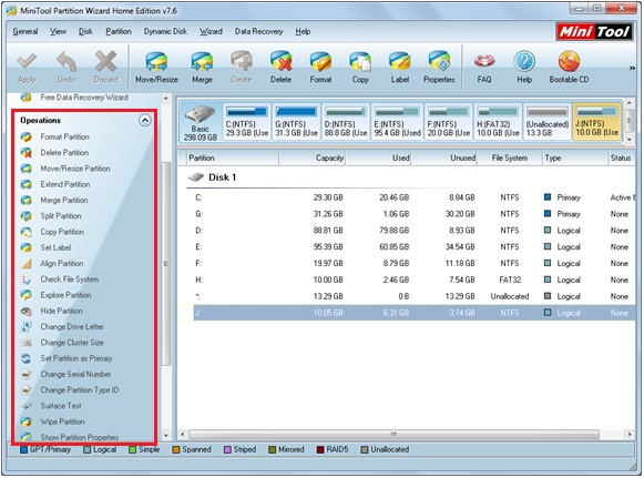 Drive partition software free