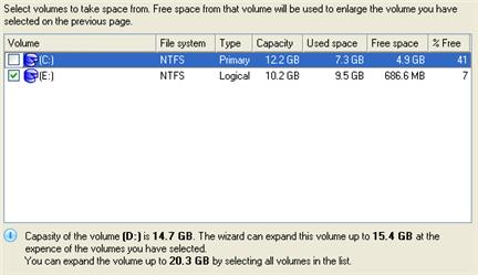 linux get free space on partition